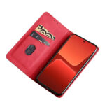 For Xiaomi 13 Pro Skin Feel Magnetic Horizontal Flip Leather Phone Case(Red)