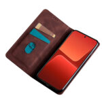 For Xiaomi 13 Pro Skin Feel Magnetic Horizontal Flip Leather Phone Case(Dark Brown)