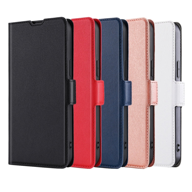 For Xiaomi Redmi K60 / K60 Pro Ultra-thin Voltage Side Buckle Horizontal Flip Leather Phone Case(Red)