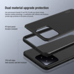 For Xiaomi 13 NILLKIN Frosted Shield Pro PC + TPU Phone Case(Black)