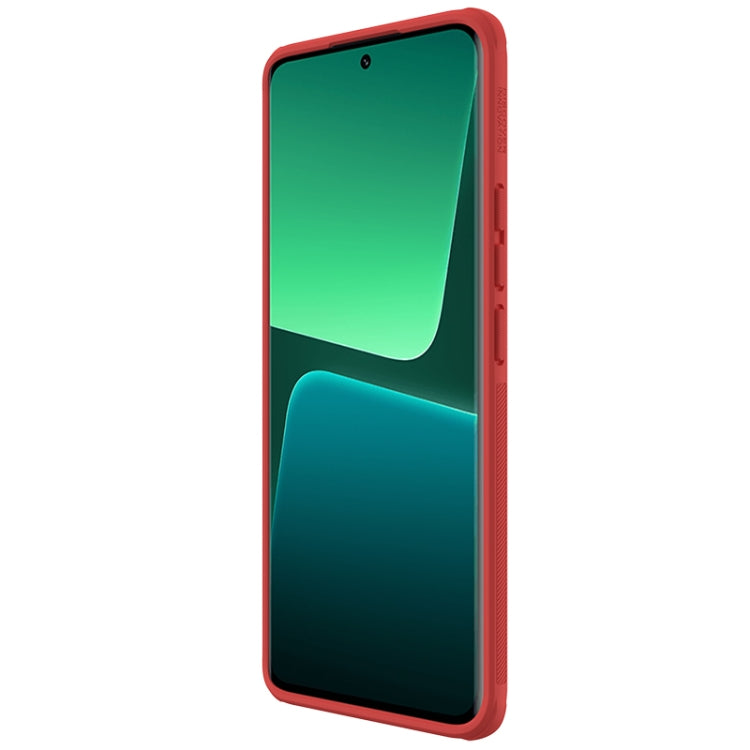 For Xiaomi 13 Pro NILLKIN Frosted Shield Pro PC + TPU Phone Case(Red)