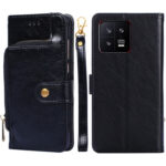 For Xiaomi 13 Zipper Bag Leather Phone Case(Black)