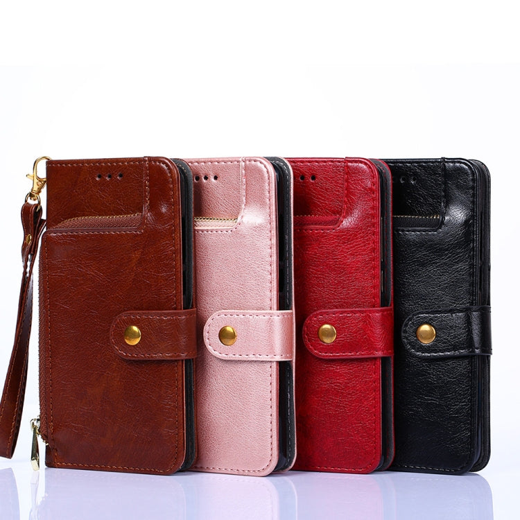 For Xiaomi 13 Zipper Bag Leather Phone Case(Brown)