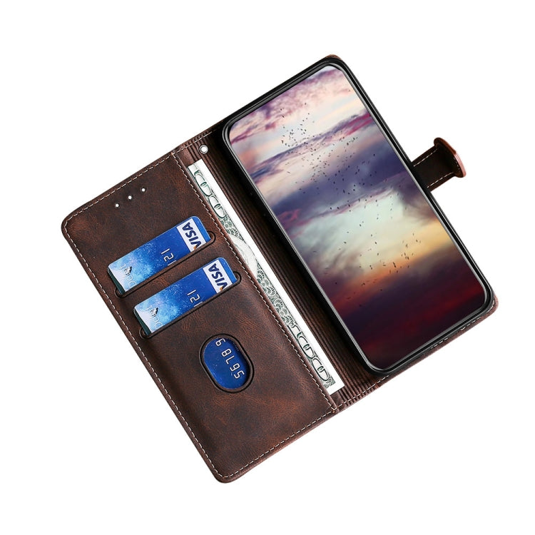 For Xiaomi Redmi K60 / K60 Pro Skin Feel Magnetic Buckle Leather Phone Case(Brown)