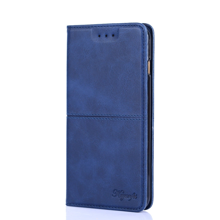 For Xiaomi Redmi K60 / K60 Pro Cow Texture Magnetic Horizontal Flip Leather Phone Case(Blue)