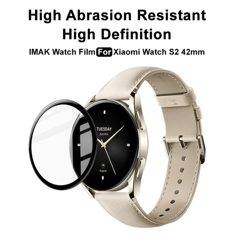 For Xiaomi Watch S2 42mm imak Plexiglass HD Watch Protective Film