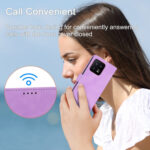 For Xiaomi 13 Dierfeng Dream Line TPU + PU Leather Phone Case(Purple)