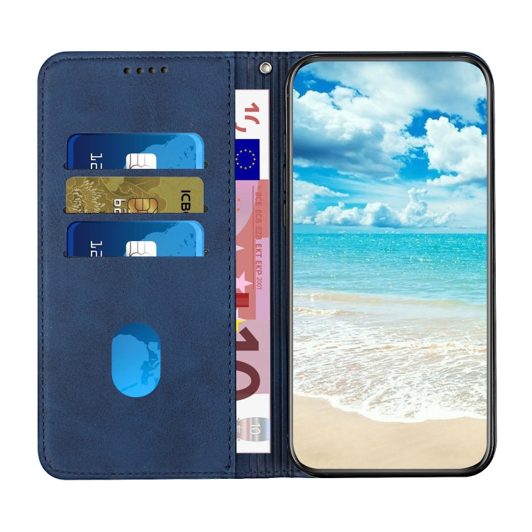 For Xiaomi Redmi K60 / K60 Pro Diamond Pattern Skin Feel Magnetic Leather Phone Case(Blue)