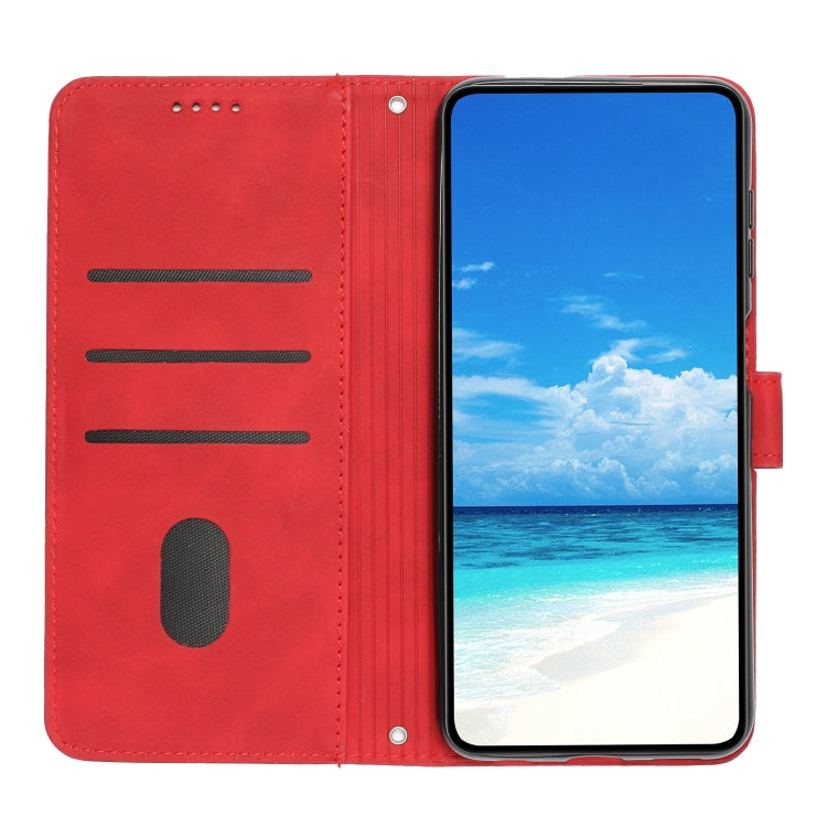 For Xiaomi Redmi K60 / K60 Pro Skin Feel Heart Pattern Leather Phone Case(Red)