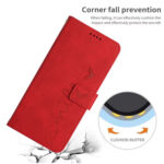 For Xiaomi Redmi K60 / K60 Pro Skin Feel Heart Pattern Leather Phone Case(Red)