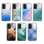 For Xiaomi Redmi K60/K60 Pro Marble Pattern Glass Phone Case(Green Ocean)