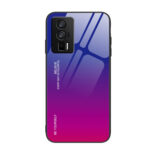 For Xiaomi Redmi K60/K60 Pro Gradient Color Glass Phone Case(Purple Red)