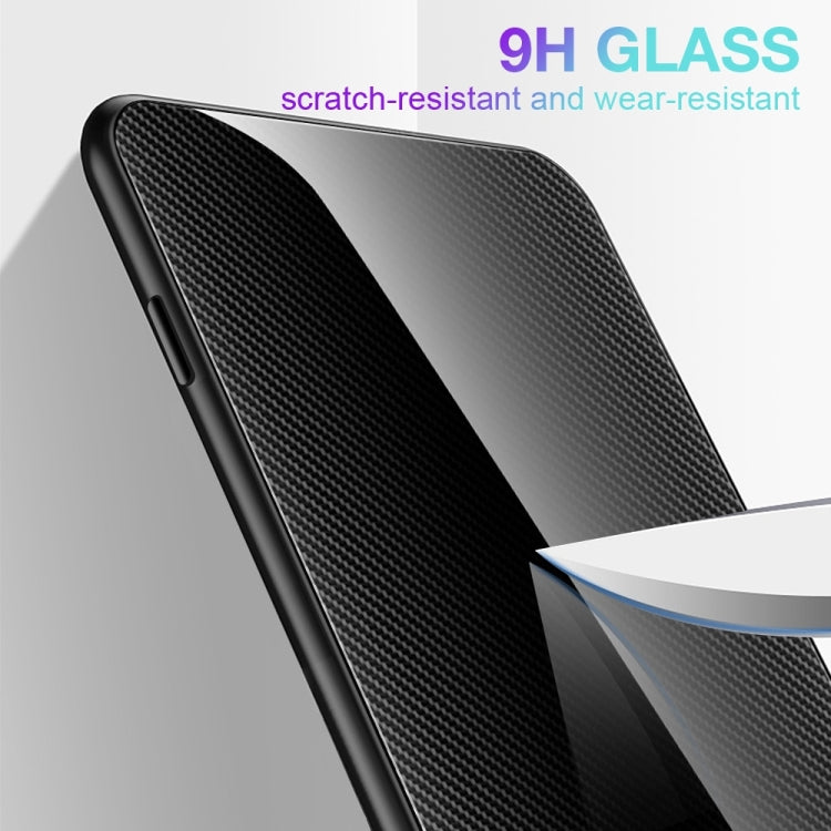 For Xiaomi Redmi K60/K60 Pro Texture Gradient Glass TPU Phone Case(Black)