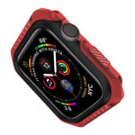 For Apple Watch Series Series 3 & 2 & 1 42mm Shockproof Two Color Protective Case(Red Black)