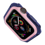 For Apple Watch Series 3 & 2 & 1 42mm Shockproof Two Color Protective Case(Blue Pink)