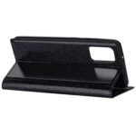 For Samsung Galaxy S20 Ultrathin Glitter Magnetic Horizontal Flip Leather Case with Holder & Card Slots(Black)