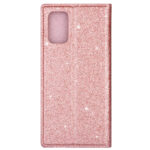 For Samsung Galaxy S20 Ultrathin Glitter Magnetic Horizontal Flip Leather Case with Holder & Card Slots(Rose Gold)