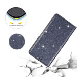 For Samsung Galaxy S20 Ultrathin Glitter Magnetic Horizontal Flip Leather Case with Holder & Card Slots(Gray)