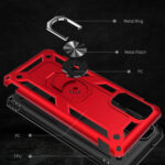 For Samsung Galaxy S20 FE 5G Shockproof TPU + PC Protective Case with 360 Degree Rotating Holder(Gold)