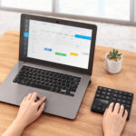 533 35 Keys 2.4G Ultra-thin Design Wireless Charging Digital Keyboard