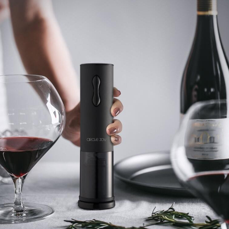 Original Xiaomi Youpin Circle Joy Super Touch Mini Electric Wine Opener(Black)