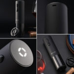 Original Xiaomi Youpin Circle Joy Super Touch Mini Electric Wine Opener(Black)