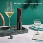 Original Xiaomi Youpin Circle Joy Super Touch Mini Electric Wine Opener(Black)