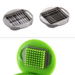 2 PCS Multi-purpose Mini Kitchen Tool Vegetable Garlic Manual Slicer Cutter Chopper Random Color Delivery