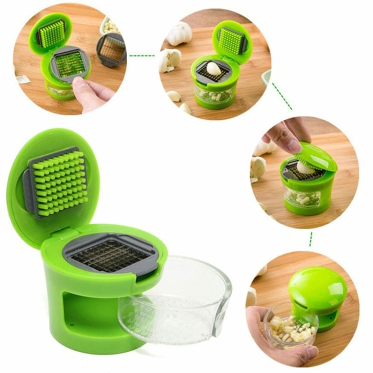 2 PCS Multi-purpose Mini Kitchen Tool Vegetable Garlic Manual Slicer Cutter Chopper Random Color Delivery