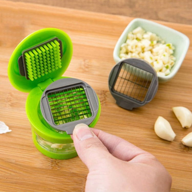 2 PCS Multi-purpose Mini Kitchen Tool Vegetable Garlic Manual Slicer Cutter Chopper Random Color Delivery