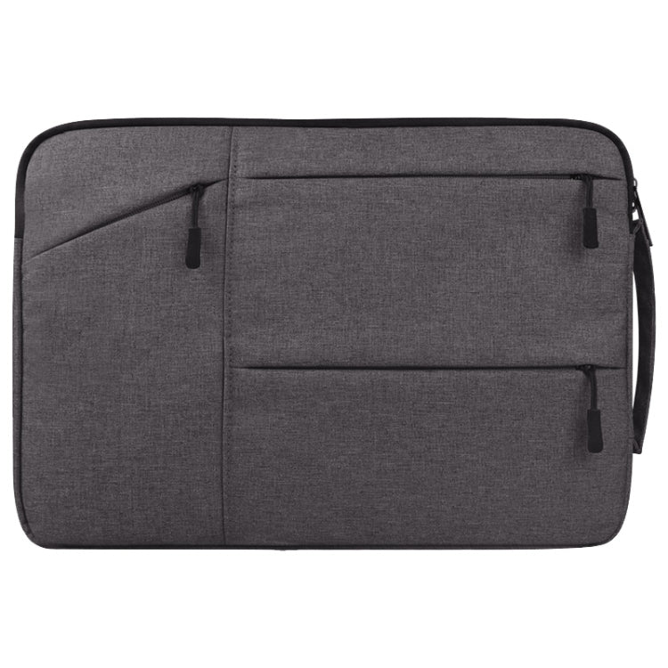 Universal Multiple Pockets Wearable Oxford Cloth Soft Portable Simple Business Laptop Tablet Bag, For 13.3 inch and Below Macbook, Samsung, Lenovo, Sony, DELL Alienware, CHUWI, ASUS, HP (Grey)