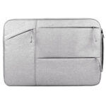 Universal Multiple Pockets Wearable Oxford Cloth Soft Portable Simple Business Laptop Tablet Bag, For 13.3 inch and Below Macbook, Samsung, Lenovo, Sony, DELL Alienware, CHUWI, ASUS, HP (Light Grey)