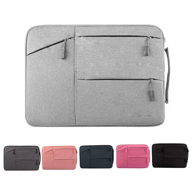 Universal Multiple Pockets Wearable Oxford Cloth Soft Portable Simple Business Laptop Tablet Bag, For 13.3 inch and Below Macbook, Samsung, Lenovo, Sony, DELL Alienware, CHUWI, ASUS, HP (Light Grey)