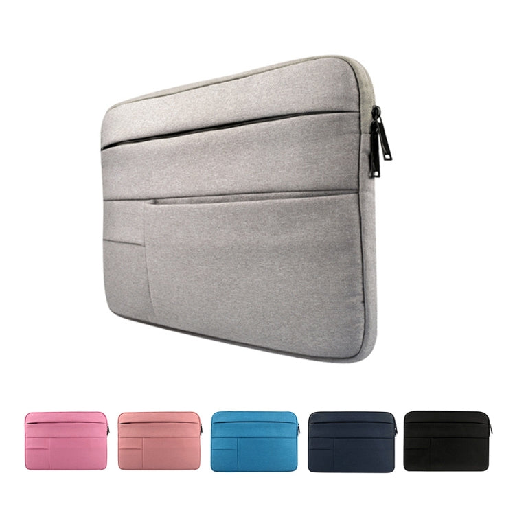 Universal Multiple Pockets Wearable Oxford Cloth Soft Portable Leisurely Laptop Tablet Bag, For 12 inch and Below Macbook, Samsung, Lenovo, Sony, DELL Alienware, CHUWI, ASUS, HP (navy)