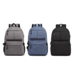 Universal Multi-Function Oxford Cloth Laptop Shoulders Bag Backpack with External USB Charging Port, Size: 46x32x12cm, For 15.6 inch and Below Macbook, Samsung, Lenovo, Sony, DELL Alienware, CHUWI, ASUS, HP(Grey)