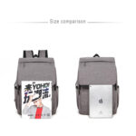 Universal Multi-Function Canvas Laptop Computer Shoulders Bag Leisurely Backpack Students Bag, Size: 42x30x12cm, For 15.6 inch and Below Macbook, Samsung, Lenovo, Sony, DELL Alienware, CHUWI, ASUS, HP(Light Grey)