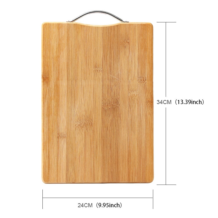 Kitchen Rectangular Bamboo Chopping Block Thickening Cutting Board,  Size: 34cm x 24cm