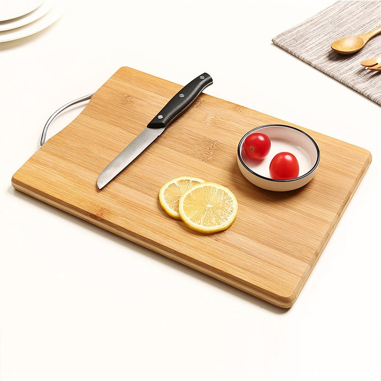 Kitchen Rectangular Bamboo Chopping Block Thickening Cutting Board,  Size: 34cm x 24cm