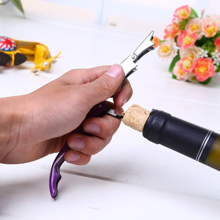 10 PCS Multi-function Sea Horse Pattern Stainless Wine Bottle Opener, Can Opener Bottle Opener, Random Color Delivery