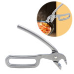 Anti-hot Bowl Dishes Folder Stainless Steel Bowl Clip Universal Kitchen Pots Gripper Pizza Pan Pliers Handle Clip Clamp