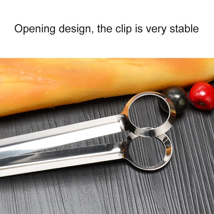 2 PCS Multifunctional Stainless Steel Tweezers Egg Cooking Pliers Kitchen Supplies