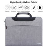 HAWEEL 15.6inch Laptop Handbag, For Macbook, Samsung, Lenovo, Sony, DELL Alienware, CHUWI, ASUS, HP, 15.6 inch and Below Laptops(Grey)