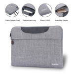 HAWEEL 15.6inch Laptop Handbag, For Macbook, Samsung, Lenovo, Sony, DELL Alienware, CHUWI, ASUS, HP, 15.6 inch and Below Laptops(Grey)