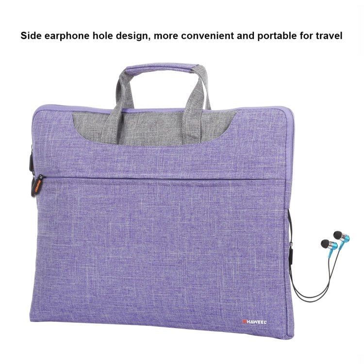 HAWEEL 15.6inch Laptop Handbag, For Macbook, Samsung, Lenovo, Sony, DELL Alienware, CHUWI, ASUS, HP, 15.6 inch and Below Laptops(Purple)