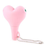 1 Male to 2 Females 3.5mm Jack Plug Multi-function Heart Shaped Earphone Audio Video Splitter Adapter with Key Chain for iPhone, iPad, iPod, Samsung, Xiaomi, HTC and Other 3.5 mm Audio Interface Electronic Digital Products(Pink)