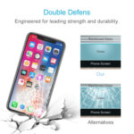 For iPhone 11 Pro / XS / X Surface Hardness Explosion-proof Non-full Screen Tempered Glass Screen Film