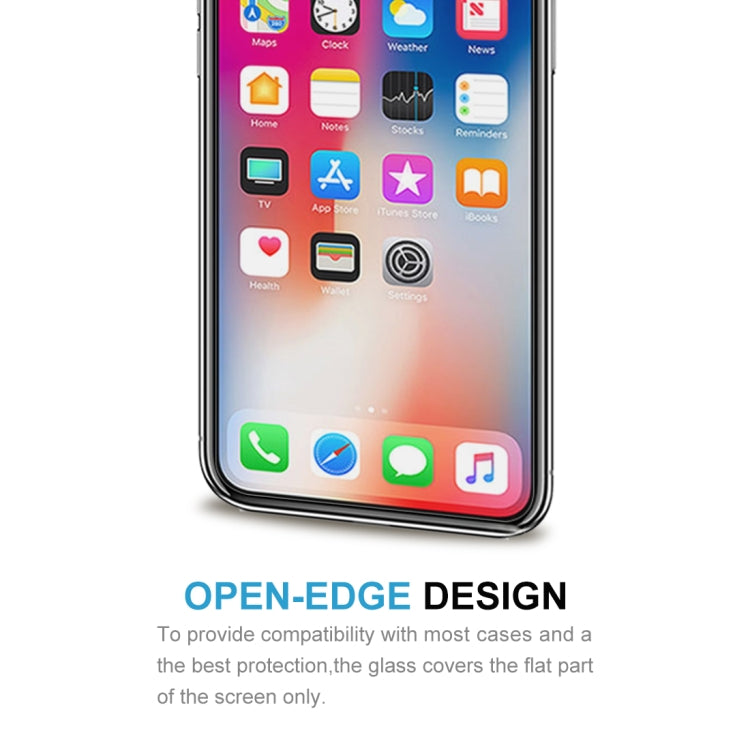 For iPhone 11 Pro / XS / X Surface Hardness Explosion-proof Non-full Screen Tempered Glass Screen Film