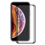 For iPhone X / XS 2pcs ENKAY Hat-Prince 0.2mm 9H 2.5D Full Screen Tempered Glass Film(Black)