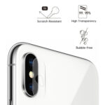 For iPhone X / XS 2pcs ENKAY Hat-Prince 0.2mm 9H 2.15D Rear Camera Lens Tempered Glass Film