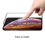 For iPhone 11 Pro Max / XS Max ENKAY Hat-Prince 0.26mm 9H 6D Curved Full Screen Tempered Glass Film(Black)